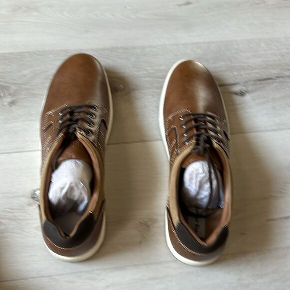 HAWKER RYE Larelissi Contrast Stitch Sneaker Cognac‎ Stitch Fix Size 11.5 NWT - Picture 4 of 7